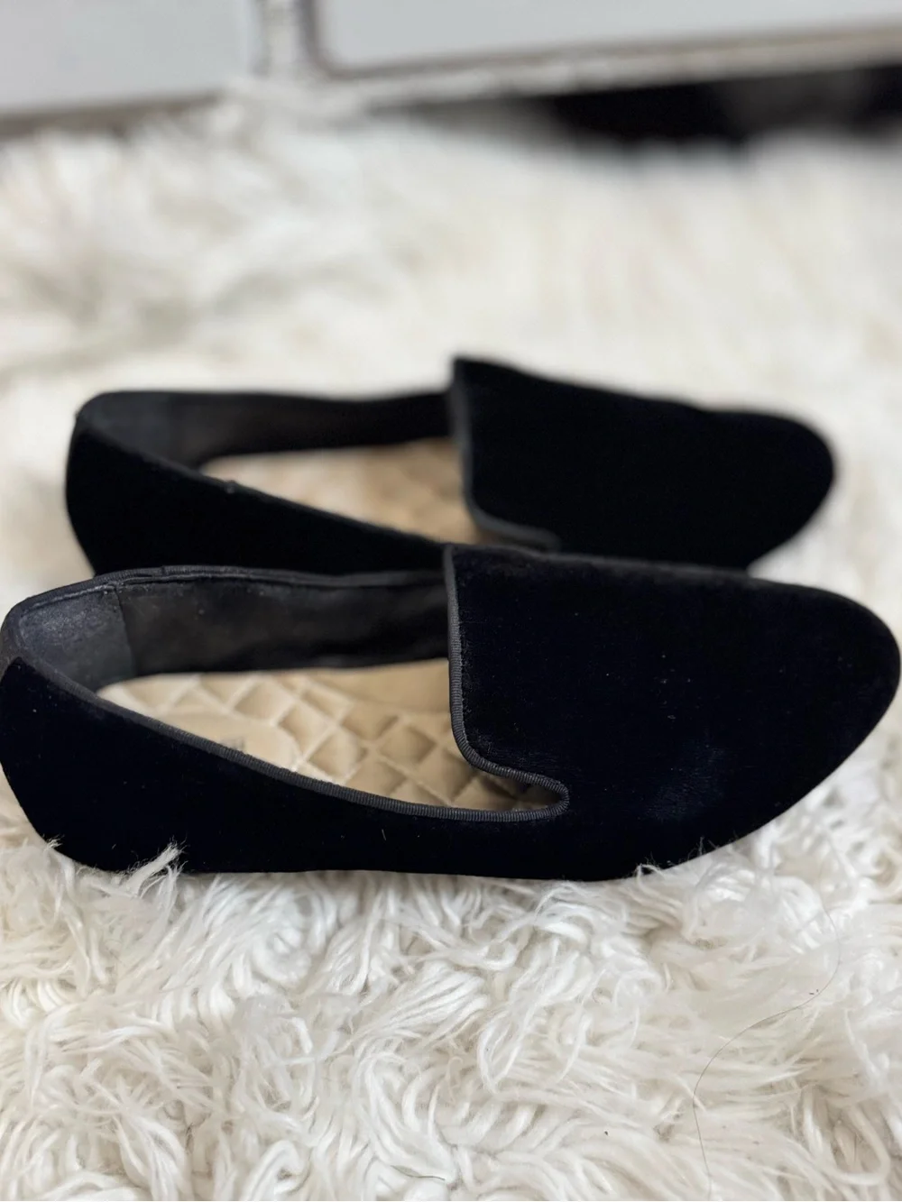 Birdies THE STARLING Black Velvet Loafers 8.5